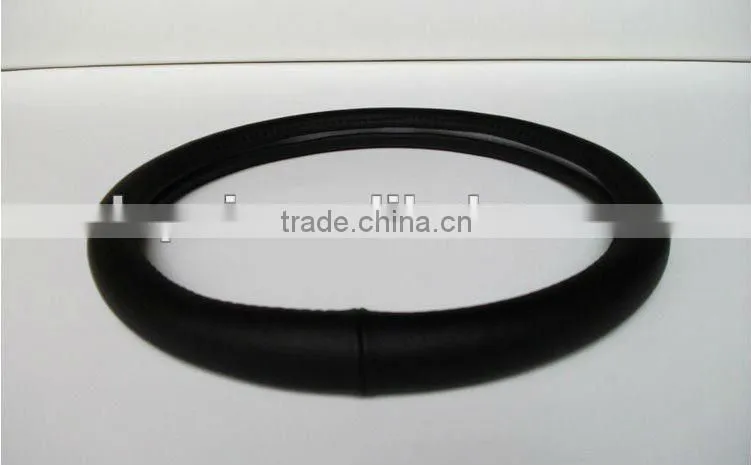 top class cow hide cool steering wheel cover without any printing