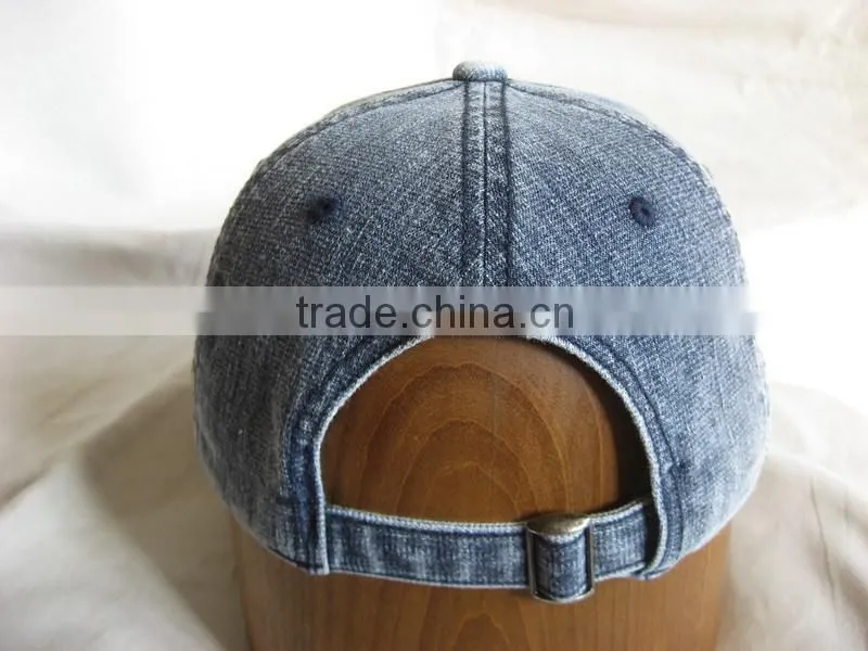 Jeans Wahed Baseball Cap, Jeans Vintage Baseball Cap, Blue Washed Cap