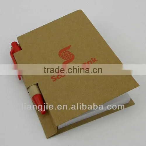 Eco Stick Notes & Memo Pad with Recycled Paper Pen