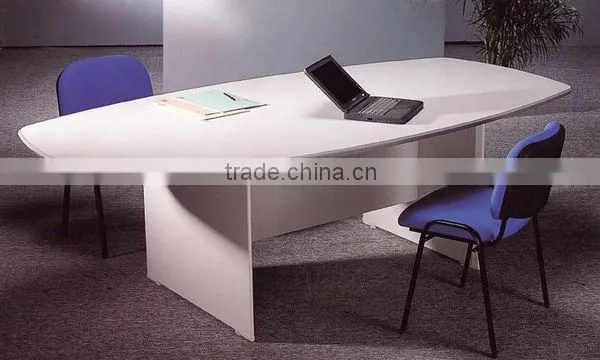 Steel base small meeting table