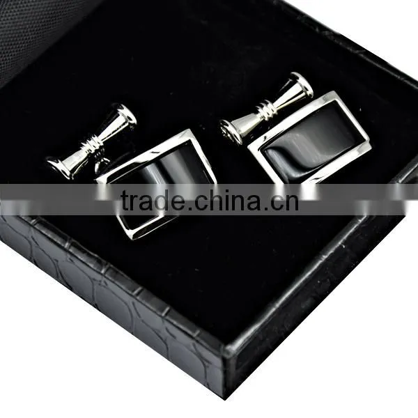 Trendy Silver Tone Men Cufflinks 2015