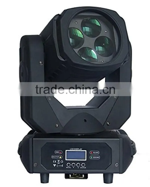 4x25w rgbw 4 in1 beam moving head light led moving head light