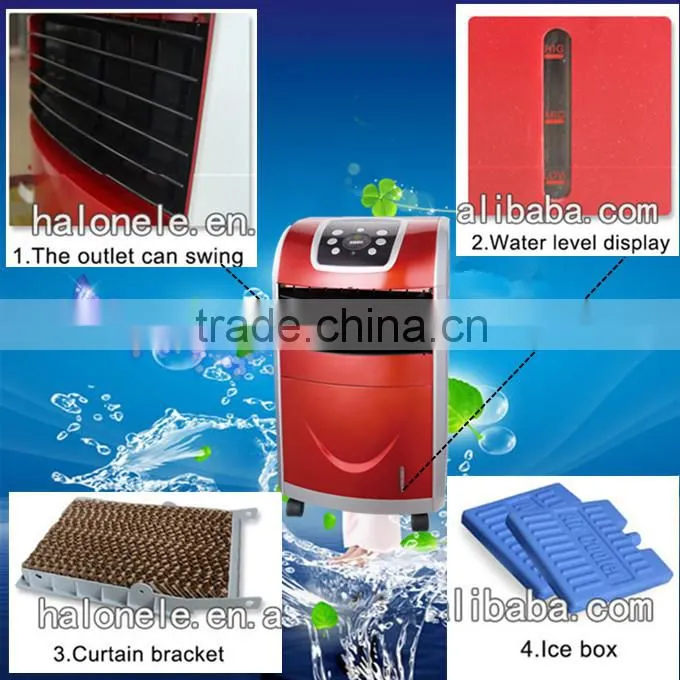 2015 new model portable evaporative air cooler with digital system