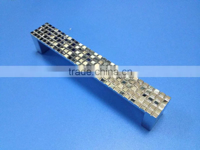 furniture cabinet hardware kitchen zinc chrome handle pulls