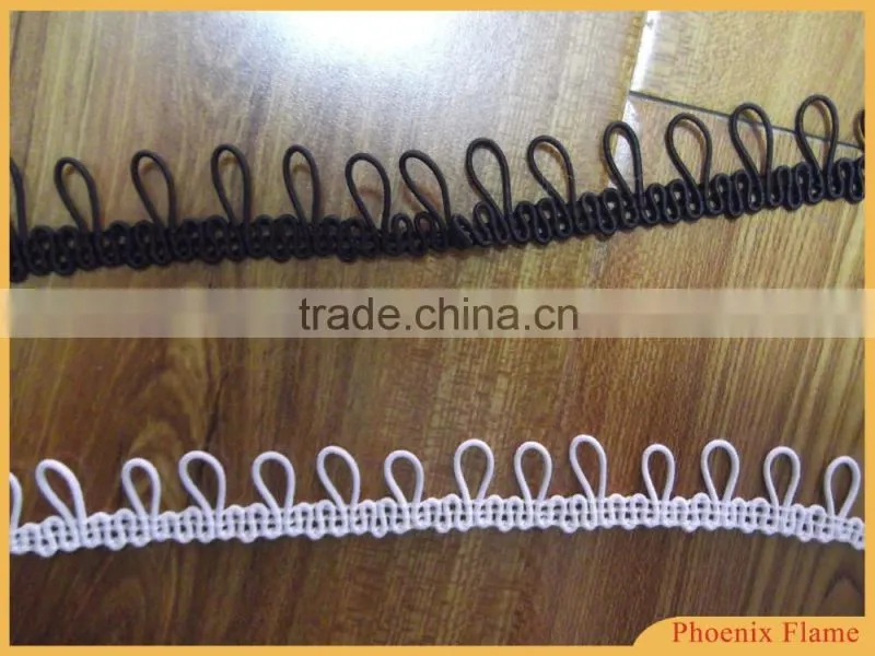 New design elastic loop or elastic button loop for clothes