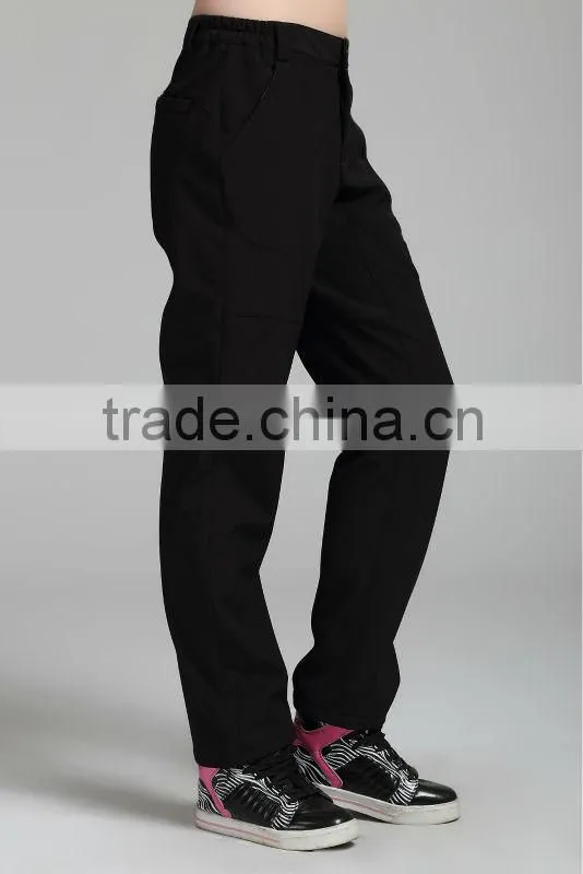 ladies fashion three quarter pants pants with side pockets women's pants