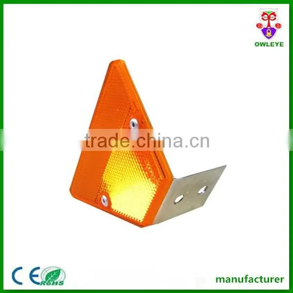 Highway security one way red color road guardrail reflector