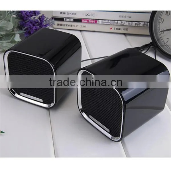 channel 2.0 mini speaker portable stereo speaker