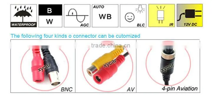 Bus camera Rear View Camera Back View camera CCD Bus/Truck with IR(XY-09)