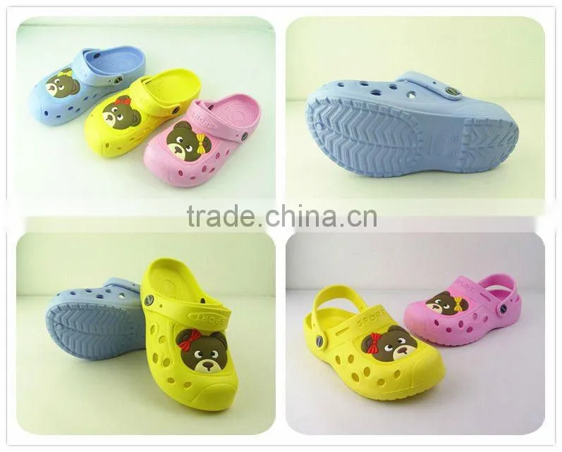 Lovely and cheap EVA garden clogs for kid 2013