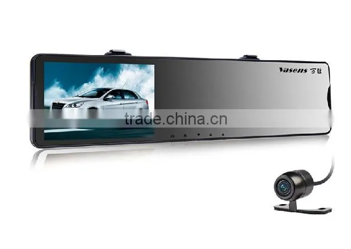 Vasens 168P Dual lens FHD 1080P Rearview mirror dvr Motion Detection Car Dashcam Camcorder G-sensor car Dvr