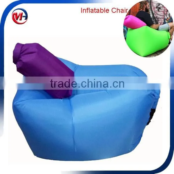 Fast Inflatable Lounger Chair Air Lazy Bean Bag Air Sleeping Bag Inflatable Air Sofa