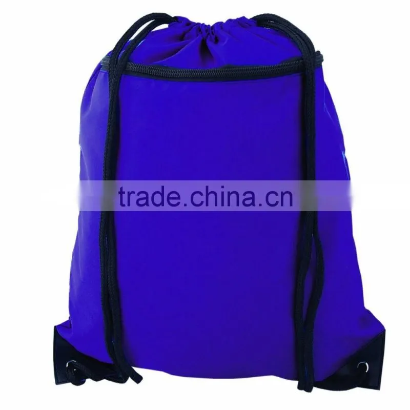 Polyester Microfiber Pack with Mesh Trim Drawstring Bag