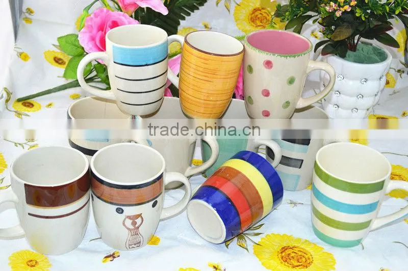 2017 hand painted stoneware ,stoneware dinnerware,stoneware plate dinner set