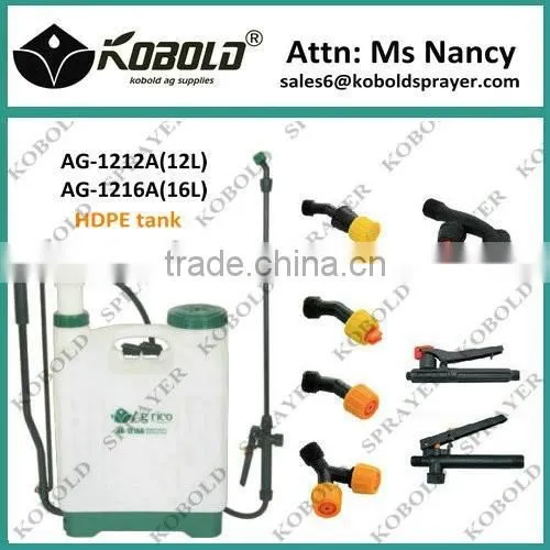 (AG-1220A) kobold liquid fertilizer sprayer, farm sprayer, manual knapsack sprayer 20l