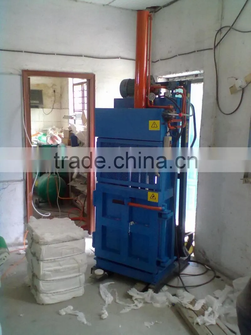 hydraulic textile clothes baling machine/used clothing baler machine