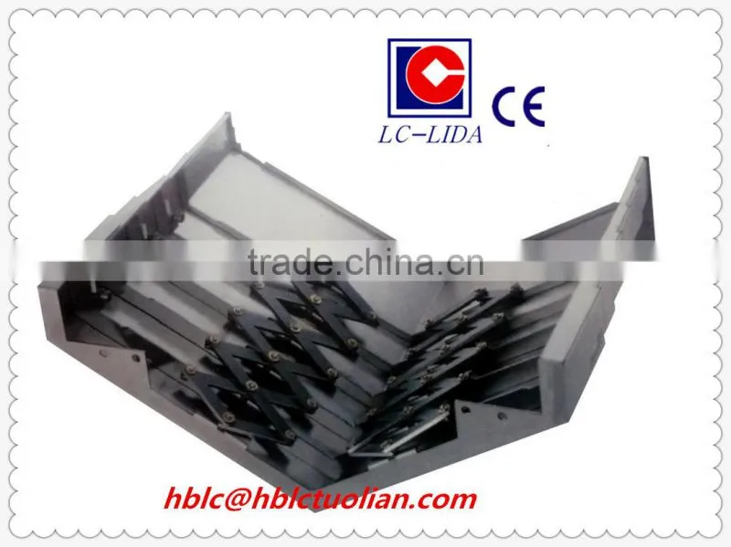 high quality machine guide steel plate telescopic cover