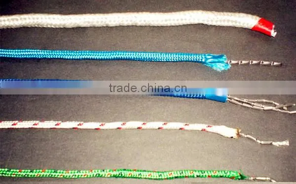 Nylon braided rope with lead for fishing