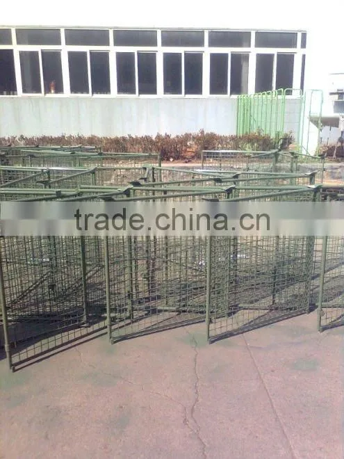 stackable euro. wire cages/pallet cages