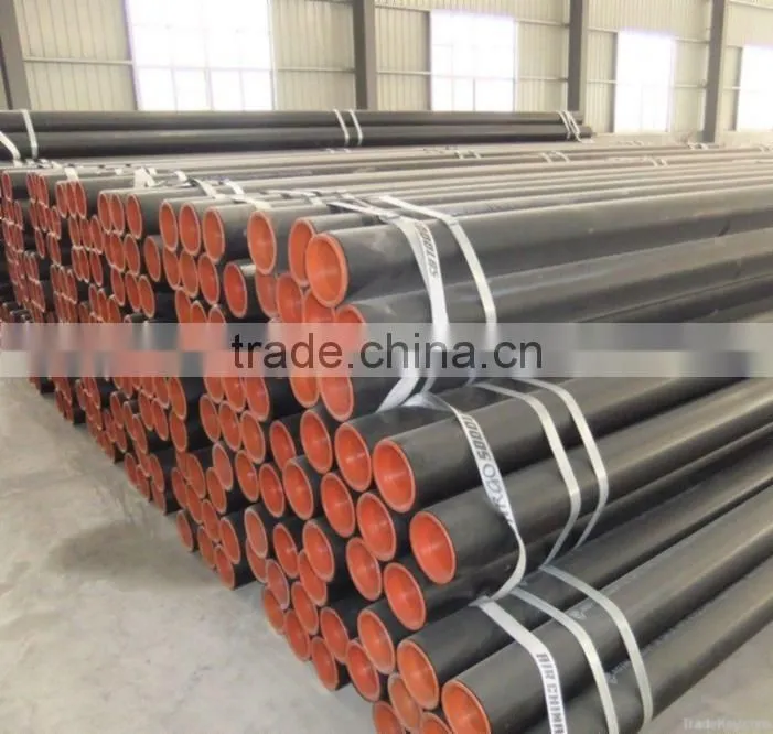 api 5l/astm a53 black erw steel pipe end with caps