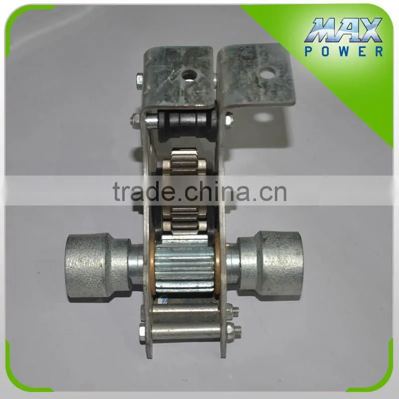 Greenhouse bearing block rack and pinion