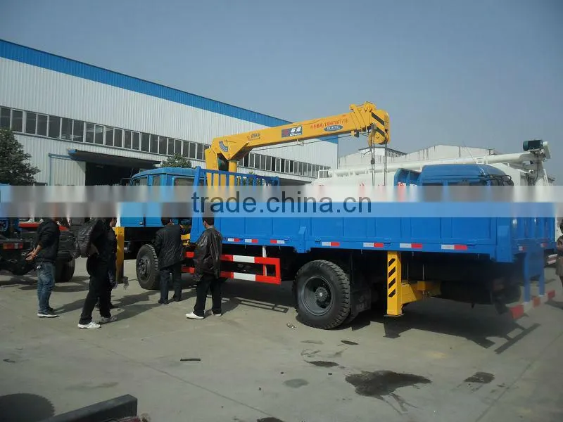 Dongfeng 145 truck mounted crane jib crane/good quality truck with crane