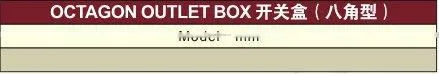 UPVC Octagon Outlet Box DIN PN16 /UPVC Octagon Outlet Box