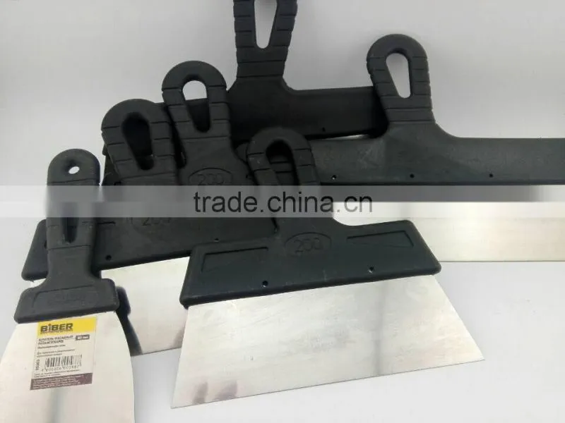 various size plastering spatula russian knives steel foot scraper with plastic handle free samples