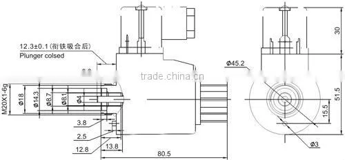 Rexroth hydraulic & wet-pin type low price solenoid
