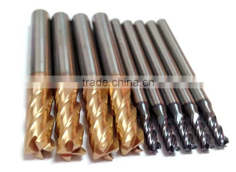 65HRC corner radius end mill tungsten carbide dia12.0 for hard steel