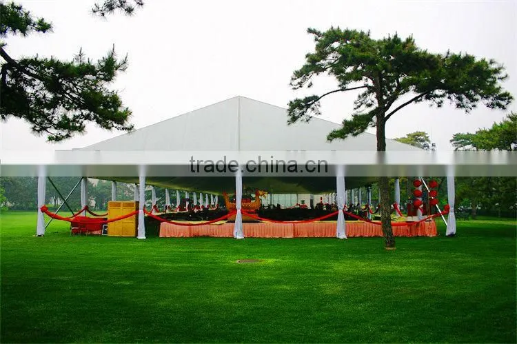 Manufacturing temporary tensile fabric canopy structure building