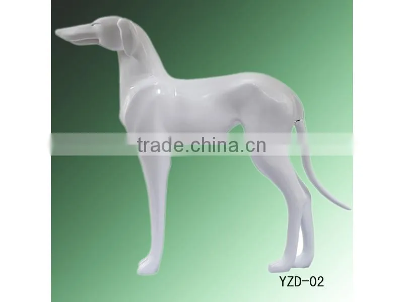 New arrival fiberglass display dog mannequin