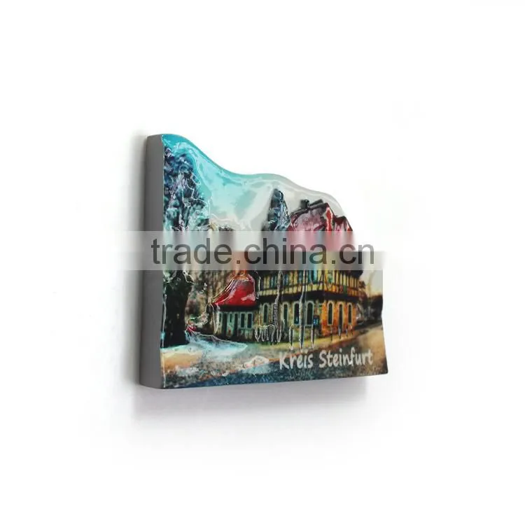 Souvenir fridge magnet for different countries