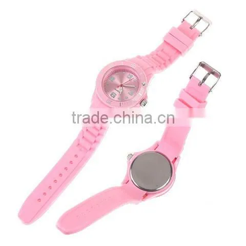 New arrival pop christmas promotion gift waterproof silicone wrist watch