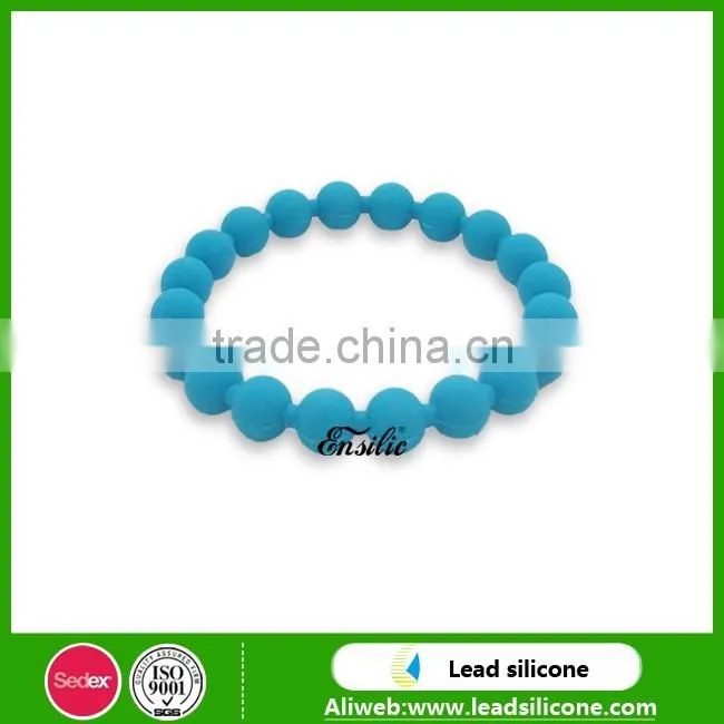 Fashion Silicone Bead Bracelets Colorful Silicone Bracelet