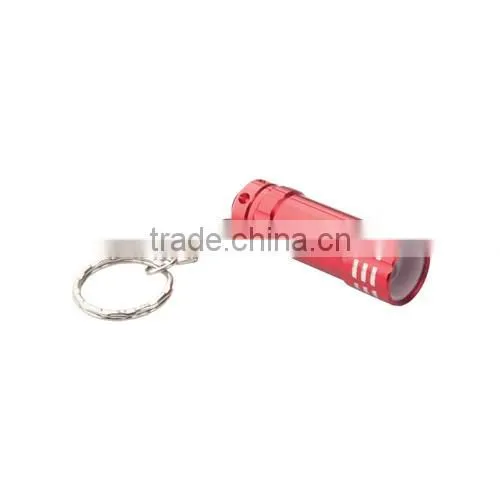 3 LED aluminium torch with carabiner