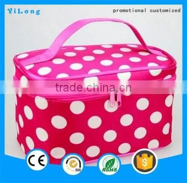 Wholesale high quality cheap polyester cosmetic bags canvas cosmetic bag