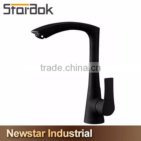 Star.aok SK1006 Modern Black Kitchen Sink Faucet UPC Faucet Marble Taps German Taps