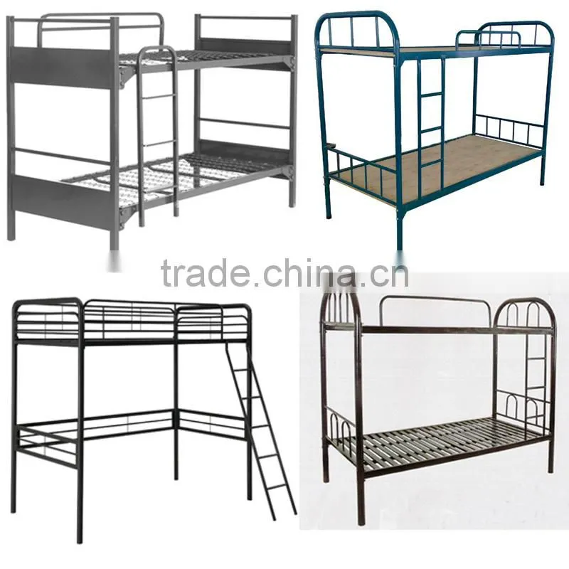 Adults luoyang knock down metal steel single beds
