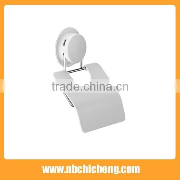 Bathroom Tissue Roll Suction/Holder Toilet Tissue Paper Roll Holder Hanger With Cover Waterproof Toilet Paper