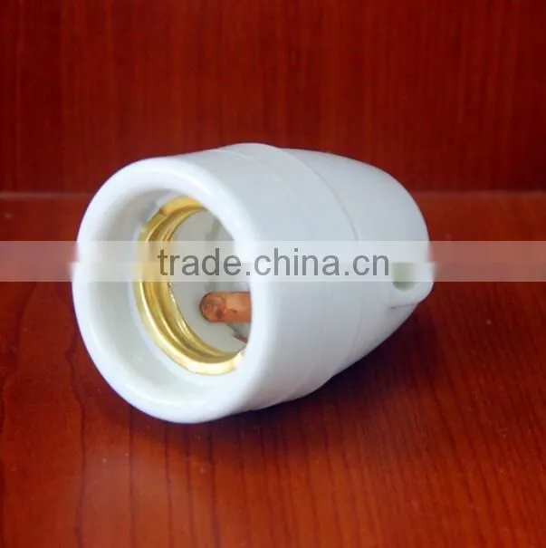 E27 high quality steatite ceiling pendant porcelain lampholder