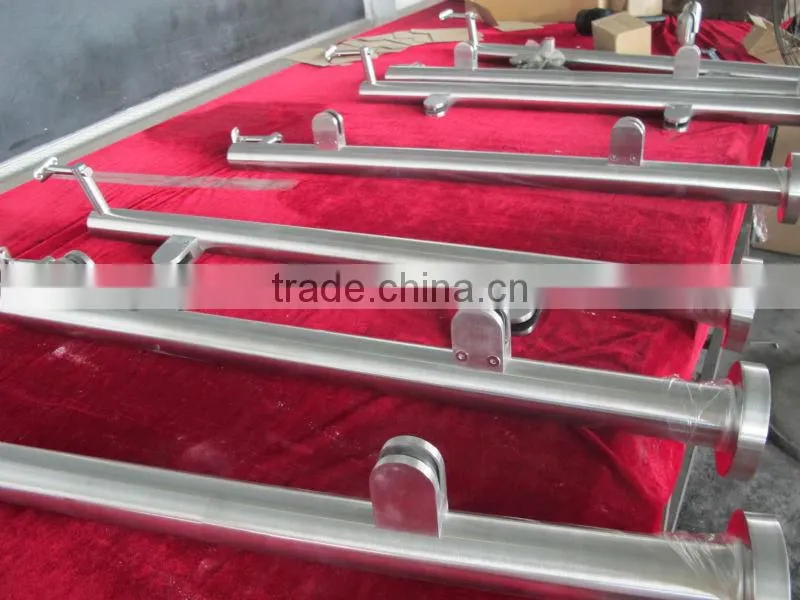 Modern stainless steel Handrail stanchion sign holder