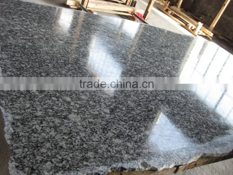 Cheap Spray white granite slabs for sale