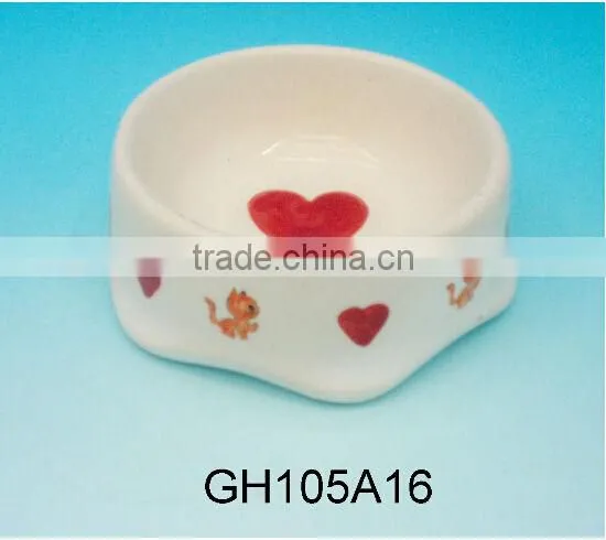 Lovely design Ceramic Pet bowls feeders