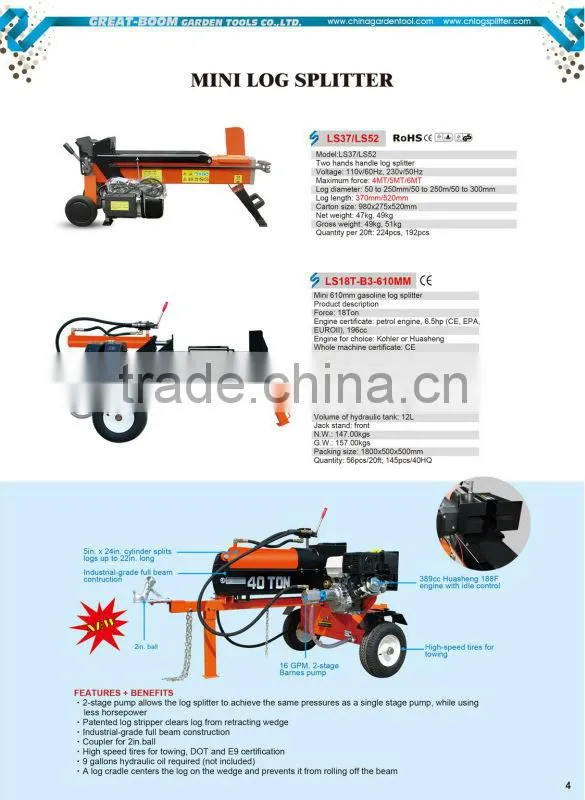 high quality professional petrol log saw( CL700-1 13HP)