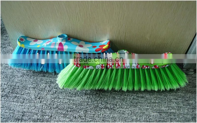 Printed broom flower broom plastic broom brooms in italy