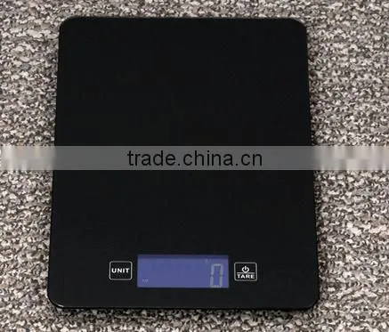 Digital Food Scale Kitchen Scale Slim Stainless Multifunction Scale with LCD Display and Tare Function