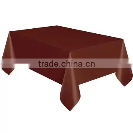 PEVA/EVA Plastic Table Cloth Golden Orange