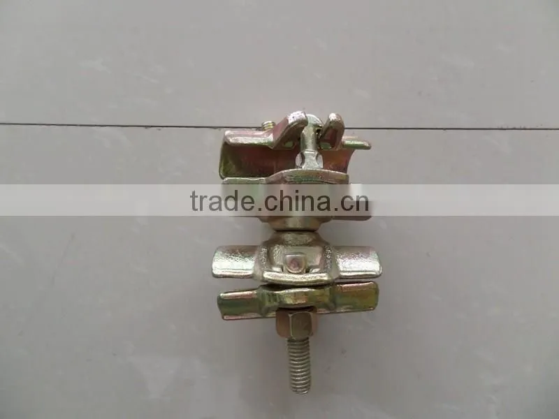 Forged steel scaffolding tube coupler swivel clamp for sale