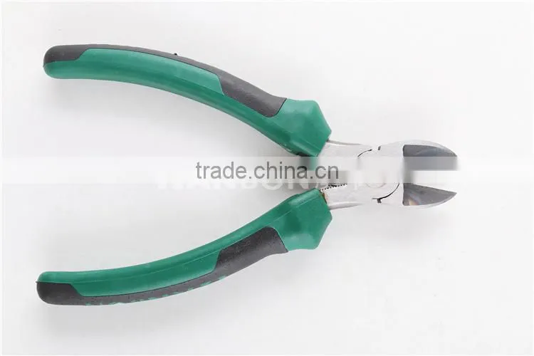 Plastic handle American oblique nose pliers 6"